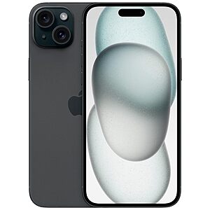 Renewed Premium: Apple iPhone 15 Plus, 512GB, Black - Unlocked $549