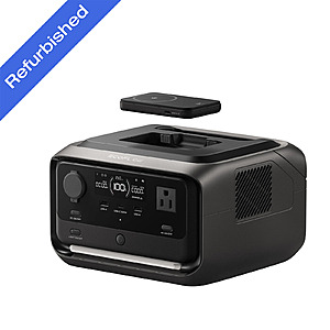 (Refurb) EcoFlow River 3 Plus 286Wh Wireless Boost Combo & 5000mAh RAPID Power Bank $119 + Free S&H