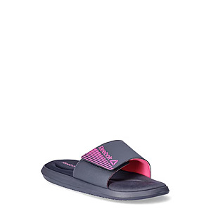 $6.99: Reebok Women's Adjustable Memory Foam Slides
