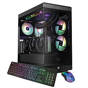 iBUYPOWER Y40 Gaming Desktop w/ Ryzen 7 9800X3D, Radeon RX 9070XT 16GB, 32GB RAM & 1TB SSD $1749 + Free Shipping