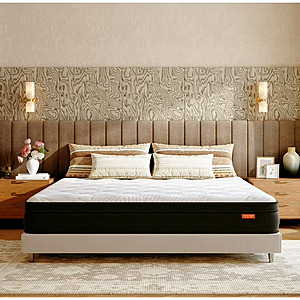 $258.00: Sweetnight Twilighty 10" Cooling Gel Memory Foam Medium Firm Supportive Hybrid Mattress, King Size