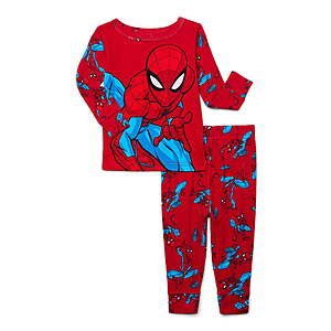 $5.00: Character Toddler Long Sleeve Shirt and Pants Pajama Set, 2-Piece, Sizes 12M-5T (Bluey, Spiderman, Minnie Mouse, Care Bears, & More)