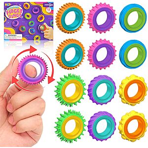 12-Pack KLT Kids' Fidget Spinner Rings $4.99 ($0.41 each) + Free Shipping w/ Prime or on $35+