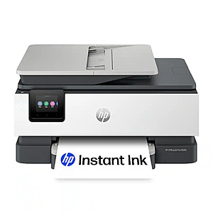 HP OfficeJet Pro 8125e Wireless AiO Inkjet Printer w/ 3 Mo. Instant Ink (White) $99.89 + Free Shipping