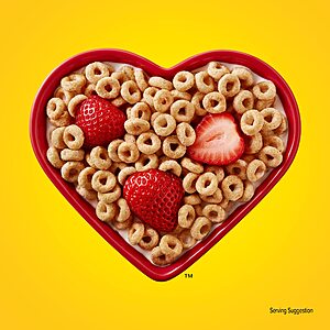 Cheerios, Heart Healthy Gluten Free Breakfast Cereal, Giant Size, 20 oz (Pack of 4)~$12.63 With S&S @ Amazon