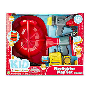$5 FS WMT+ or Pick Up Kid Connection Firefighter Play Set, 10 Pieces, Toddler Toys
