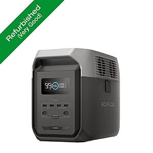 EcoFlow DELTA 3 1500 1536Wh LiFePO4 Generator Portable Power Station $327.20