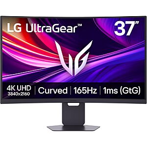 LG 37G800A-B 37-Inch Ultragear 4K UHD (3840 x 2160) Curved Gaming Monitor, 165Hz, 1ms $549.99