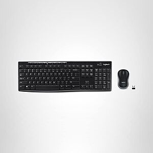 Logitech MK270 Wireless Keyboard & Mouse Combo (Black) $17.92 + Free Shipping w/ Prime or on $35+
