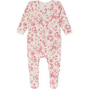 Modern Moments by Gerber Baby Neutral Viscose Patriotic Americana Sleep ´N Play Footed Pajamas $4.86