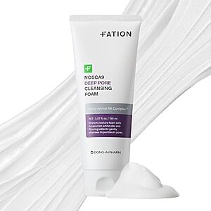 FATION Nosca9 Deep Pore Cleansing Foam $7.19 + Free Shipping w/ Prime or orders $35+
