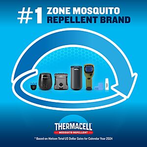 Thermacell Fuel-ZoneGuard Base Fuel Powered Mosquito Repeller $18