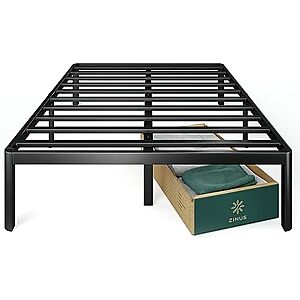 $44.93* | Zinus Metal Platform Full Bed Frame (16" Van) at Amazon