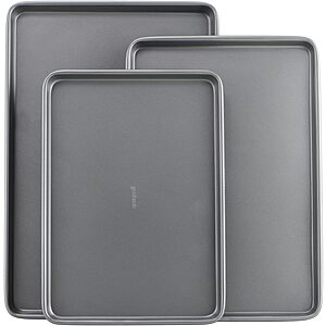 3-Pack GoodCook Nonstick Carbon Steel Baking Sheet Set $11.99 + Free Shipping