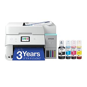 Epson EcoTank ET-4950 Wireless All-in-One Color Supertank Printer $369.99