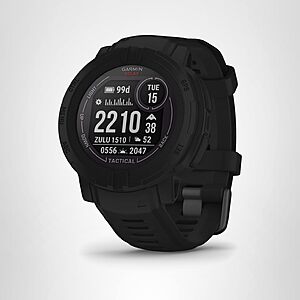 Garmin Instinct 2 Solar, Tactical-Edition, Rugged Outdoor Watch with GPS, with Solar Charging Capabilities, Graphite $249.99