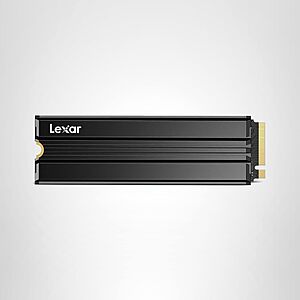 Lexar 2TB NM790 SSD with Heatsink PCIe Gen4 NVMe M.2 2280 Internal Solid State Drive (LNM790X002T-RN9NU) $319.99