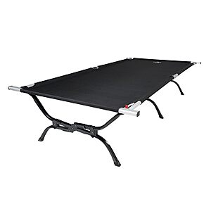 $149.99: Teton Outfitter Camping Cot, Heavy-Duty Oversized Folding Cot, Comfortable Elevated Sleeping Bed, XXL
