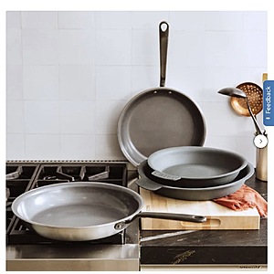 Made In 4-piece CeramiClad Non-Stick Frying Pan Set $179.99 free shipping Costco.com