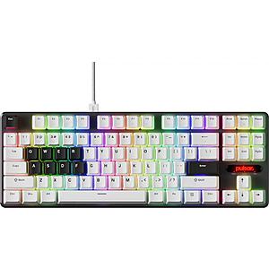 Pulsar PCMK 2 HE TKL Wired RGB Magnetic Switch Gaming Keyboard (White) $49.99 + Free Shipping