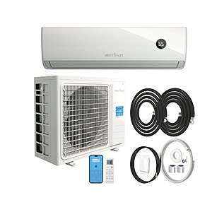 Atomi Smart 18K BTU Tempestas Mini Split Inverter AC & Heater $999.99 free shipping Costco.com