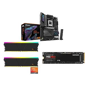 [Bundle] Gigabyte X870E AORUS PRO MB + 32GB V-COLOR DDR5-6000 CL30 RGB RAM + 2TB Samsung 990 PRO SSD $830 + Free Shipping