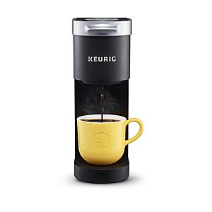 Keurig K-Mini Single Serve K-Cup Pod Coffee Maker, 6 to 12oz Brew size, with Cord Storage, Perfect for Small Spaces, Black $59.99
