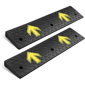 Prime Members: 2-Pack DNA Motoring 3.1" Rise Rubber Arrow Curb Ramp $33.24 + Free Shipping