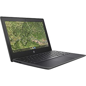 HP Chromebook 11A G8 Education Edition Refurbished AMD A4-9120C 4GB DDR4-1866 SDRAM, 32GB eMMC 11.6-inch WLED HD Webcam Chrome OS (Renewed) $69