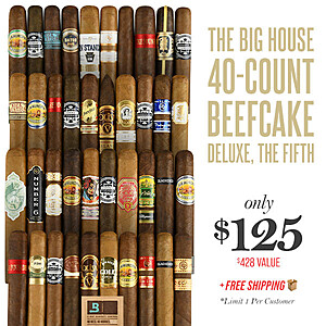 The Big House 40-Count Cigar Beefcake Deluxe, The Fifth~$125 @ Cigar Page~Free Shipping!
