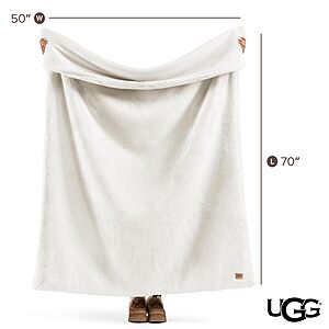 UGG Euphoria Faux Fur Throw Blanket as low as 48.59 $48.57