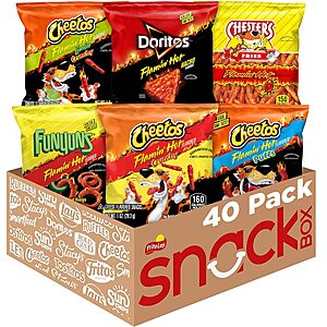 [S&S] $14.89: Frito Lay Flamin' Hot Mix 6 Flavor Variety Pack - Or Lay's Barbecue (40 Count)