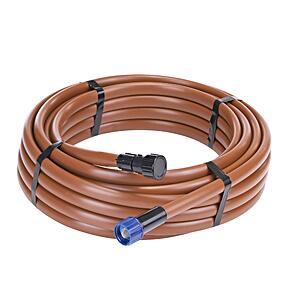 Raindrip SDT50P 5/8-Inch Drip Irrigation Supply Tubing, 50-Foot, with Hose Thread Swivel Adapter and End Plug, for Irrigation Drippers, Drip Emitters and Drip Systems $11.98