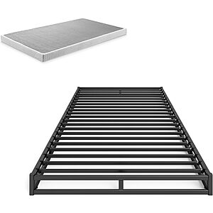 Zinus 4" Low Profile Quick Lock Smart Box Spring (Twin) $47.16 + Free Shipping