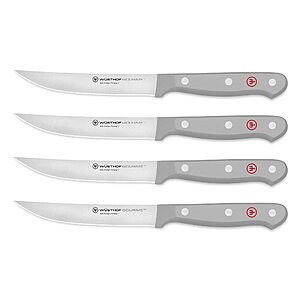 WÜSTHOF Gourmet Grey 4pc Steak Knife $79.99 + Free S&H at Amazon