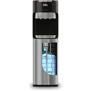 [Prime] Brio Bottom Loading 5-Gallon Water Cooler Dispenser w/ 3 Temperatures & LED Display (Black/Stainless Steel) $149.99 + Free Shipping