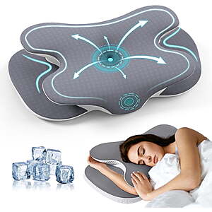 Memory Foam Ergonomic Pillow - $22.49