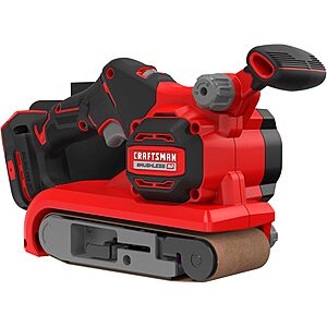 [Prime] CRAFTSMAN V20 Brushless Belt Sander w/ 5 Variable Speed Settings & Dust Bag $99 + Free Shipping
