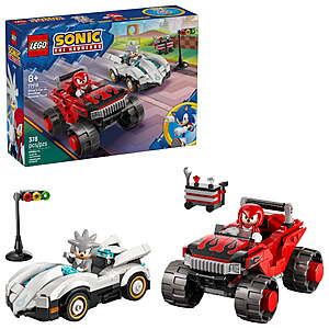 378-Piece LEGO Sonic The Hedgehog Silver’s Car vs. Knuckles’ Monster Truck Building Set $31.95 + Free S&H w/ Walmart+ or on $35+