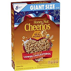 [SnS, AC] $26.99* | 9 × 27.2-Oz Honey Nut Cheerios Breakfast Cereal ($3 each) at Amazon