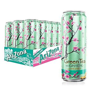 $7.92 | 12-Pack 22-Oz AriZona Green Tea Big Can at Amazon