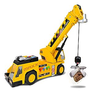 24" Maxx Action Motorized Lights & Sounds Mega Crane Truck $27.49 + Free Shipping