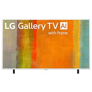 LG 55-Inch Class Gallery TV QNED AI LX7B Series Mini LED Smart TV with Included Snow White Frame, (55LX7BPUA, 2026) $799.99