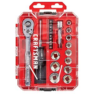 Craftsman VERSASTACK 24-Piece 3/8" Drive SAE Mechanics Tool Set w/ Hard Case $19.98 + Free Store Pickup at Lowe's or Free Shipping on $35+