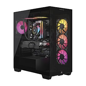 Corsair Vengeance a7500 Gaming PC – Liquid Cooled AMD Ryzen™ 7 9800X3D CPU – AMD® Radeon RX 9070XT GPU – 32GB RGB DDR5, 1TB M.2 SSD – Black $2299.99