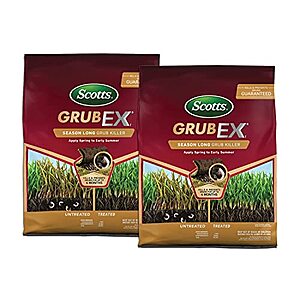 $38.42* | 2 pack Scotts GrubEx Grub Killer 5,000 sq. ft., 14.35 lbs. at Amazon