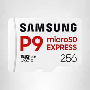 Samsung P9 Express microSD Express Card, 256GB Prime Day Deal for $39.99