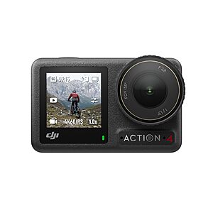 Prime Members: DJI Osmo Action 4 Standard Combo, 4K/120fps Waterproof Action Camera $179