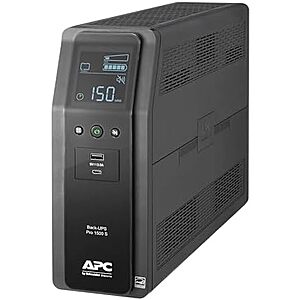 [Prime] $218.99* | APC UPS 1500VA Sine Wave UPS Battery Backup + 10% Back w/ Prime Visa Card at Amazon