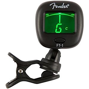 [Prime] Fender FT-1 Professional Clip-On Guitar Tuner w/ Dual-Rotating Hinges $10.99 + Free Shipping